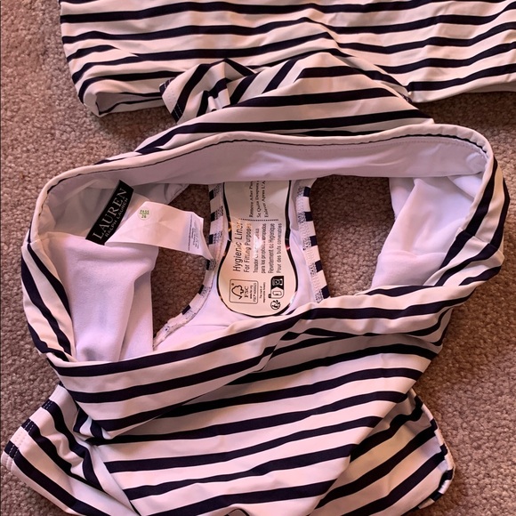 Ralph Lauren Limited Edition Navy/White Striped Bikini - Picture 6 of 7